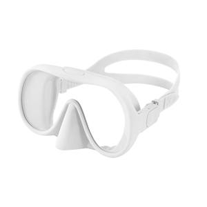 潜水面罩防雾高清硅胶4.0毫米镜头2窗钢化玻璃防水免费潜水浮潜男士深潜 - Product Image 5