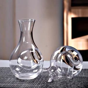 Carafe à whisky, vin et saké en cristal <span class=keywords><strong>de</strong></span> haute qualité <span class=keywords><strong>de</strong></span> style japonais classique avec poche à glace, soufflée à la main, grande capacité - Product Image 6