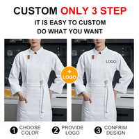 Chef veste hommes Restaurant directeur uniforme pour femmes cuisine vêtements de travail à manches longues Chef manteau uniforme
