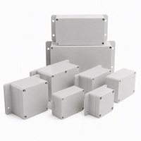 Boîtier de jonction électrique MIBO IP65 ABS blanc compact en plastique 64mm 58mm 35mm pour projet d'instrument électronique
