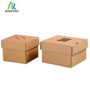 Caja de hamburguesas corrugada, embalaje personalizado de comida rápida <span class=keywords><strong>para</strong></span> llevar, fiambrera <span class=keywords><strong>para</strong></span> hamburguesas, logotipo impreso, <span class=keywords><strong>papel</strong></span> <span class=keywords><strong>Kraft</strong></span> desechable - Product Image 4