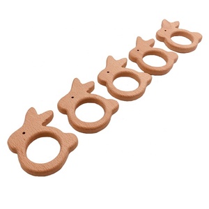 Personnalisé Lapin Naturel Hêtre Bois <span class=keywords><strong>Anneau</strong></span> <span class=keywords><strong>De</strong></span> <span class=keywords><strong>Dentition</strong></span> Pour Bébé <span class=keywords><strong>De</strong></span> <span class=keywords><strong>Dentition</strong></span> - Product Image 5