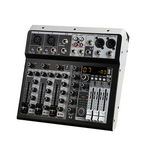 Consola de Mezclas Cableada SIVG de 4 <span class=keywords><strong>Canales</strong></span>, 16 Efectos Digitales, Cancelación de Ruido, Mini Mezclador de DJ para Grabación, Karaoke <span class=keywords><strong>en</strong></span> <span class=keywords><strong>Vivo</strong></span>, <span class=keywords><strong>en</strong></span> Casa - Product Image 2