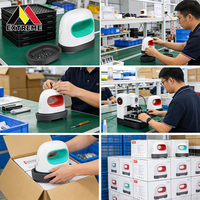 Presse à chaud manuelle portable à plat pour transfert thermique sur vêtements, sublimation, t-shirts, casquettes 220V/110V Nouveau