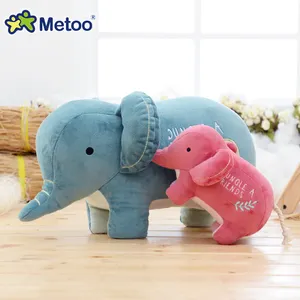 Oreiller en peluche d'éléphant coloré pour bébé, jouet en peluche Super doux, jouets d'animaux en peluche