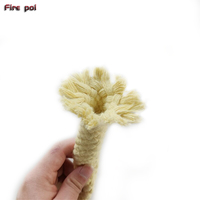 Équipement de jonglage avec des flammes, corde tubulaire à forte absorption d'huile pour spectacle de danse, mèche 22*5mm, gaine en Kevlar pur