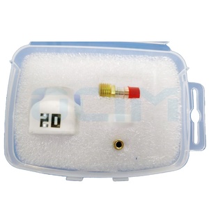 Pistolet de soudage <span class=keywords><strong>Tig</strong></span> pour WP9/20/17/18/26, kit de gobelet de buse d'alumine en céramique blanche 20 # - Product Image 1