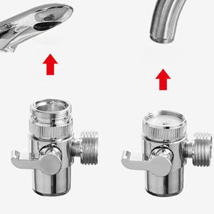 Ottone lavello <span class=keywords><strong>rubinetto</strong></span> Splitter M22 X M24 adattatore parte di ricambio per bagno doccia valvola deviatore 3 vie cucina <span class=keywords><strong>rubinetto</strong></span> deviatore - Product Image 3