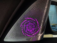 ICarsin Éclairage d'ambiance intérieur de voiture LED RGB amélioré pour BMW Série 5 G30 G38, accessoires de décoration pour garniture de haut-parleur