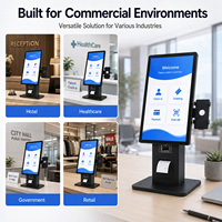 Kiosco de Autoservicio de 23.6 Pulgadas para Pedidos, OEM ODM, con Pantalla Táctil Capacitiva, para Centros Comerciales y Restaurantes, con Sistema de Pago
