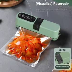 Machine de mise sous vide automatique mini portable <span class=keywords><strong>sans</strong></span> <span class=keywords><strong>fil</strong></span> 4 en 1 en gros avec sacs de conservation des aliments - Product Image 5