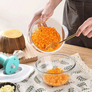 Manual Plastic Vegetable <b>Garlic</b> Press with Stainless Steel Blade Multifunctional for Fruits Veggies Salad - Product Image 5