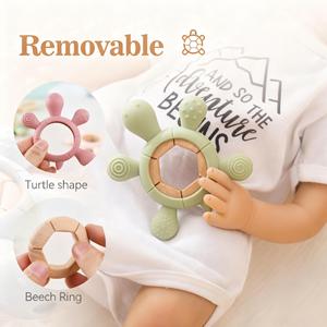 Juguetes <span class=keywords><strong>Montessori</strong></span> JET OEM, <span class=keywords><strong>Caja</strong></span> <span class=keywords><strong>de</strong></span> Lanzamiento <span class=keywords><strong>de</strong></span> Pelotas Sensoriales Táctiles y Campana <span class=keywords><strong>de</strong></span> Mano, Remolque <span class=keywords><strong>de</strong></span> Tortuga para el Desarrollo Sensorial, Juguetes Educativos - Product Image 3