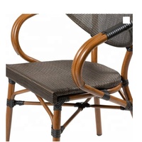 Chaises en rotin en métal de style moderne pour meubles d'extérieur pour hôtels plages restaurants en plein air chambres à coucher écoles parcs cuisines
