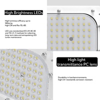 Module LED en aluminium haute puissance pour éclairage de tunnel, étanche IP67, projecteur modulaire avec support réglable