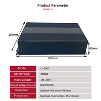 Konverter AC DC Tegangan Tinggi 3000W 24V 125A Laris Manis, Mode Switch, Tegangan dan Arus Dapat Diatur, Catu Daya 24V untuk Industri
