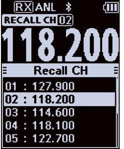 Radio portátil IC-A25N, banda de aire - Product Image 5