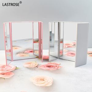 High-Definition Portable Triple Fold Plastic <b>Makeup</b> Mirror Handheld Cosmetic <b>Tool</b> - Product Image 1