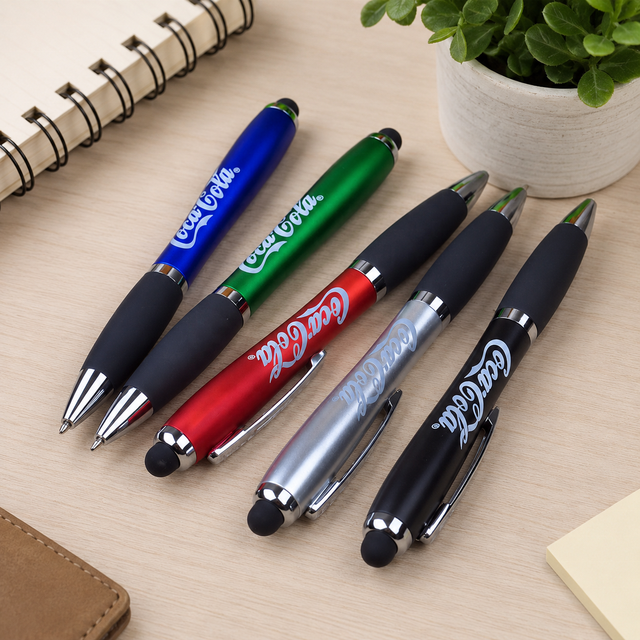 High Quality Custom Laser Logo LED Light up Touch Screen Gift Pen for Client Gifts Employee Onboarding and Corporate Events