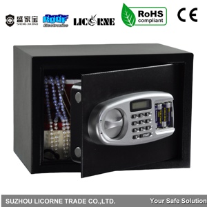 Licorne tốt nhất người bán kỹ thuật số an toàn hộp lưu trữ hàng đầu bàn Màn hình <span class=keywords><strong>LCD</strong></span> có thể đọc được với bên ngoài Ngăn pin - Product Image 4