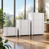 Armoire à tiroirs multi-usages pour atelier / laboratoire / entrepôt / archivage - Rangement en acier durable avec tiroirs verrouillables