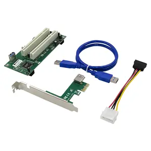 PCI एक्सप्रेस x1 2-PCI कार्ड ASM1083 रूपांतरण करने के लिए कार्ड PCI-ई रिसर कार्ड