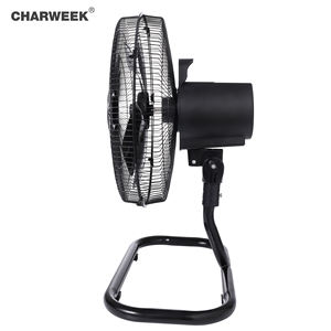 एसी/डीसी ऑपरेशन मेटल ग्रिल 14 इंच 3 ब्लेड रिचार्जेबल होम सोलर पंखे रिचार्जेबल इलेक्ट्रिक फैन - Product Image 2