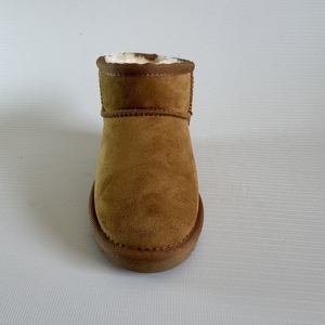 Bottes d'hiver pour enfants, dessus en <span class=keywords><strong>daim</strong></span> synthétique, doublure en fausse fourrure, semelle intérieure en TPR, bottes à la cheville pour enfants - Product Image 3