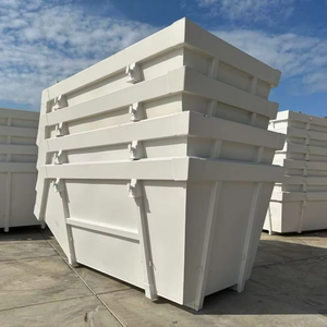 Autbound eco-friendly 6 metri cubi in acciaio Q235 saltare Bin Australia Standard di riciclaggio del carrello elevatore Dumpster macchine per il trattamento dei rifiuti - Product Image 1