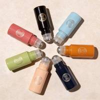 Vente en gros de flacons vides en verre à bille pour parfum et aromathérapie, 3ml, 5ml, 10ml, pour voyage, rechargeables, anti-fuite