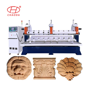 Đa Đầu 5 Trục Quay 3D Gỗ Thiên Thần Phật Tượng <span class=keywords><strong>CNC</strong></span> <span class=keywords><strong>Router</strong></span>, Máy Để Làm Đồ Gỗ Cổ Pháp Bàn Sofa Chân - Product Image 3