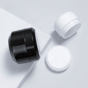 Best Price Double Wall 5g 15g 30g 50g Frosted Matte Black Glossy White <b>Plastic</b> Face Cream <b>Jar</b> for Nail Gel With Screw Lid - Product Image 3