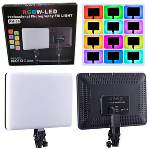 Luz LED Plana PM36 de 14 Pulgadas para Fotografía, Iluminación Colorida para Grabación, Belleza, Cine y <span class=keywords><strong>Televisión</strong></span>, Luz para Influencers de <span class=keywords><strong>Internet</strong></span> - Product Image 6