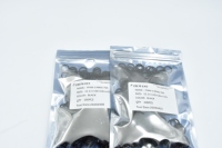 Anneaux toriques en perfluoroélastomère FFKM, blancs et noirs, résistants aux hautes températures et aux produits chimiques. Joints toriques FFKM
