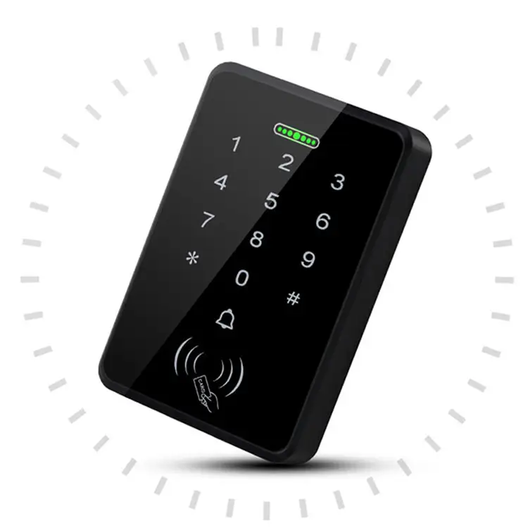 Teclado Simple para puerta de oficina, tarjeta RFID independiente, llavero, unidad de Control de acceso a puerta, precio barato