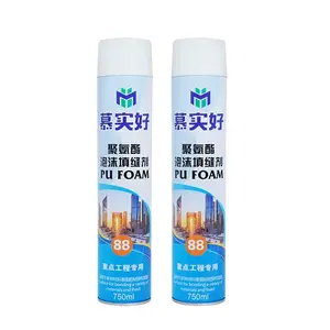 Shandong alta calidad precio barato PU espuma de poliuretano espuma de aislamiento denso de adhesivos y selladores género