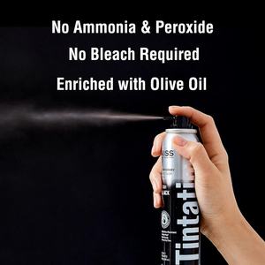 Kiss Gray Hair Concealer - <span class=keywords><strong>Spray</strong></span> <span class=keywords><strong>Colorante</strong></span> Temporaneo in Aerosol <span class=keywords><strong>per</strong></span> Ritocco Radici, Tinta <span class=keywords><strong>per</strong></span> <span class=keywords><strong>Capelli</strong></span> 2.82 Oz. 2 PEZZI (Nero) Prodotto in Cina - Product Image 4