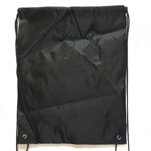 OEM Black <b>Drawstring</b> Shoe <b>Bag</b> Waterproof <b>Drawstring</b> <b>Bag</b> Blank <b>Drawstring</b> <b>Bag</b> Custom Logo - Product Image 1