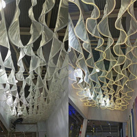 Tirai Jala LED Spiral Bercahaya Muwei, Tirai Tulle Lampu Bintang |   Dekorasi Panggung Acara Pernikahan Romantis dengan Kain Jala Bercahaya