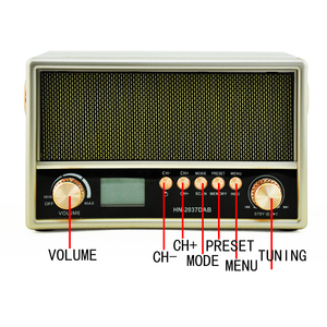 HN-2037DAB European HOT SALE <strong>Dab</strong> Speaker Retro Wooden Case <strong>Rechargeable</strong> LCD Display Tuning Fm <strong>Radios</strong> - Product Image 2
