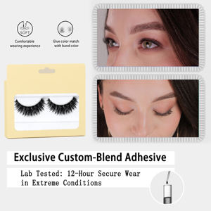 Kit de Extensions de Cils DIY Fluffy en Gros avec Étiquette Privée, Scellant Individuel pour Cils et Logo de Liaison, Faux Cils en Cluster de Visons - Product Image 4