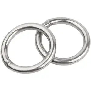 Produttore saldatura anello rotondo senza soluzione di continuità in metallo galvanizzare anello in acciaio inox O-Ring