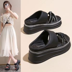 Nuevas Sandalias de Plataforma con Tacón Alto para Mujer, Estilo Veraniego, Ligeras, a la Moda, para Primavera/Otoño, con Cierre Deslizante - Product Image 2