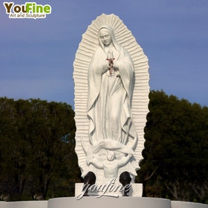 YOUFINE Estatua <span class=keywords><strong>de</strong></span> <span class=keywords><strong>Nuestra</strong></span> <span class=keywords><strong>Señora</strong></span> <span class=keywords><strong>de</strong></span> <span class=keywords><strong>Guadalupe</strong></span> <span class=keywords><strong>de</strong></span> Mármol Blanco Natural a Tamaño Real, Escultura <span class=keywords><strong>de</strong></span> la Virgen María Tallada a Mano para Decoración <span class=keywords><strong>de</strong></span> Jardín <span class=keywords><strong>de</strong></span> <span class=keywords><strong>Iglesia</strong></span> - Product Image 5