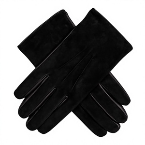 Premium Durable Soft Suede Leather Cotton Lined Customizable Breathable Powder-Free Hand Gloves Heat Resistant Safety - Product Image 3