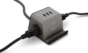 Беспроводная зарядка 2 розетки Электрический удлинитель Универсальная Розетка с многопортовым умным USB-зарядным устройством