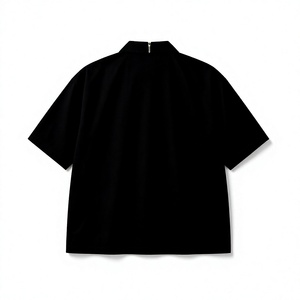 Camiseta Negra Extra Grande de Manga Corta para Hombre Aurel con Estampado de Ángel, Estilo Urbano, Tela de Algodón Tejida, Diseño de Logotipo Frontal - Product Image 6