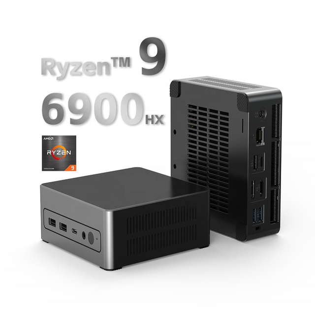 Gaming Pc AMD R7 6800HX 16GB 512GB DDR5 NVME 32GB 256GB Win 11 Laptop  Mini PC Brand New Laptops