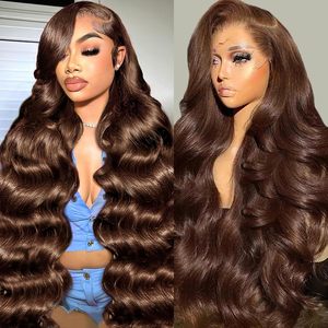 วิกผมแท้แบบ Body Wave 13*4 Lace Front สำหรับผู้หญิง  แบบผูกเชือก  ใส่ได้เลย ไม่ต้องติดกาว สีดำธรรมชาติ - Product Image 1