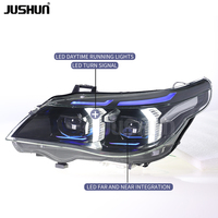 JUSHUN pour BMW Série 5 E60 Phares LED 2003-2010 Yeux de serpent DRL Accessoires de voiture Nouveau design Accessoires de voiture